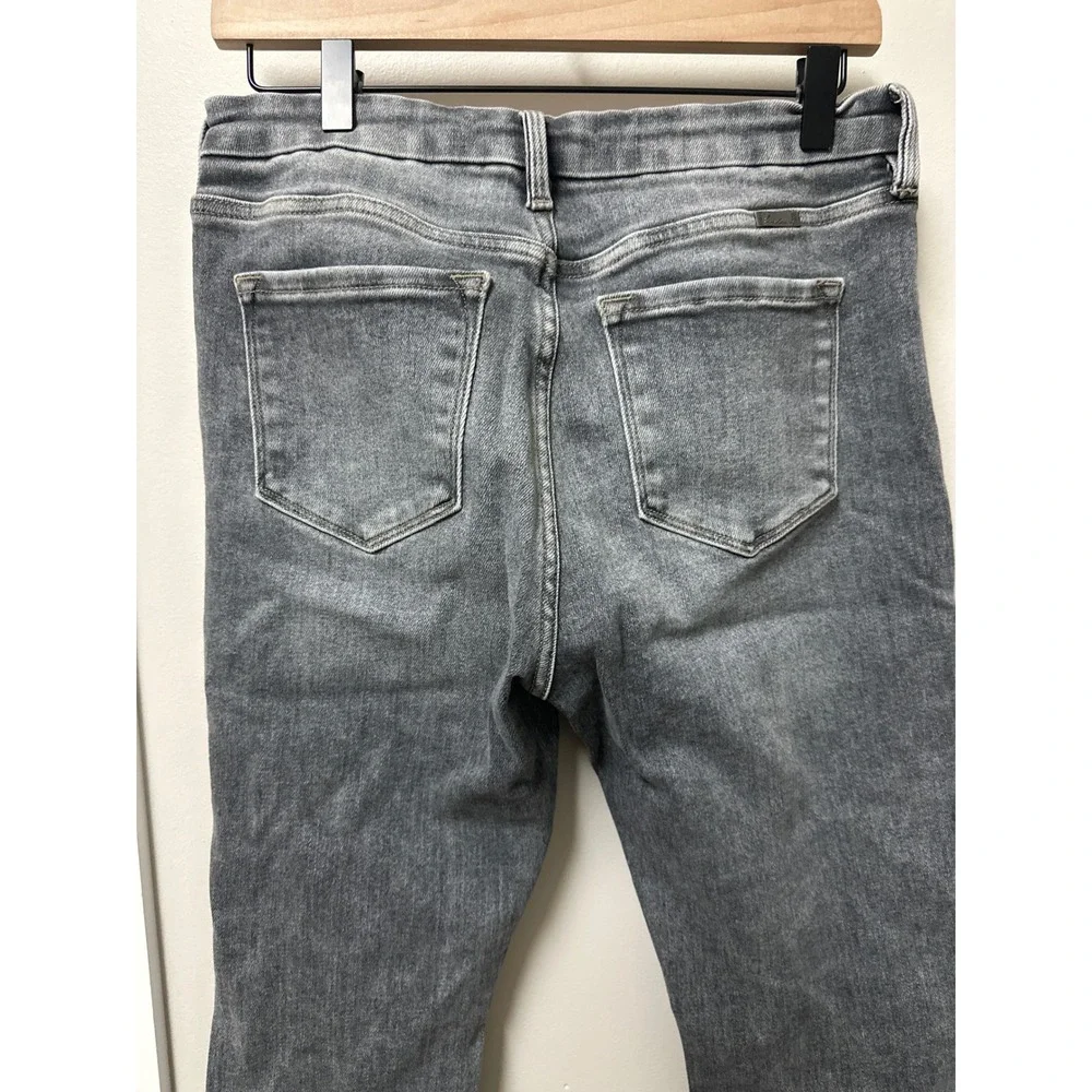 Kancan Jeans Womens Grey Distressed Skinny High Rise Jeans Cut 40452 Size 11‎ 29